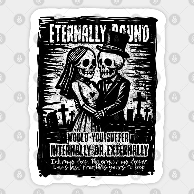 ETERNALLY BOUND Sticker by artslaves